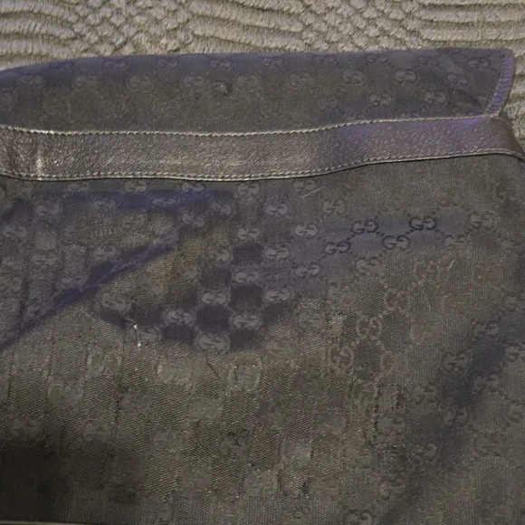 Authentic Gucci GG Supreme Monogram Web Stripe Crossbody Messenger Bag Unisex - Picture 8 of 9